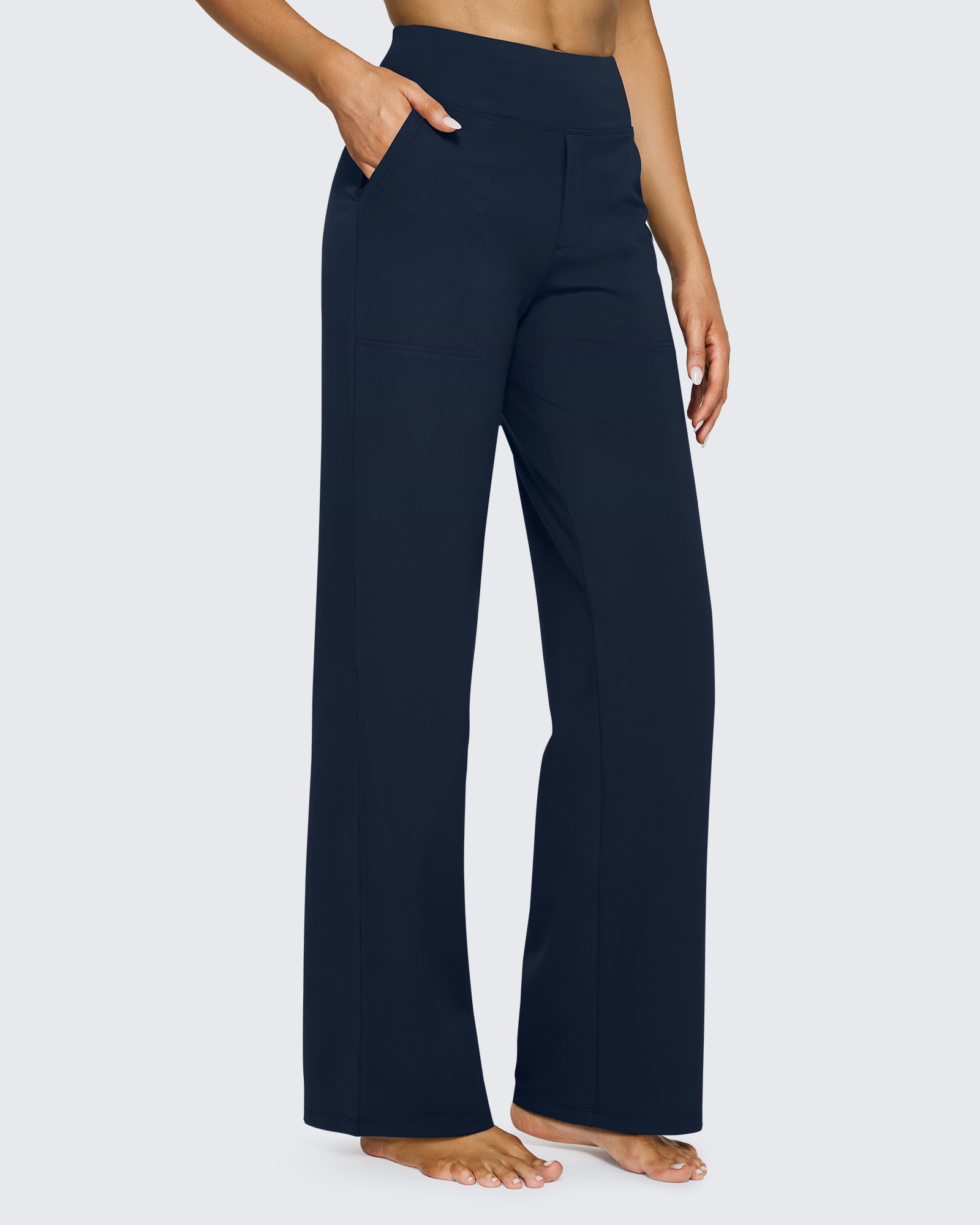 G4Free - EverGoing Wide Leg Yoga Pants Business Casual 31'' -GF23J172LF-XS