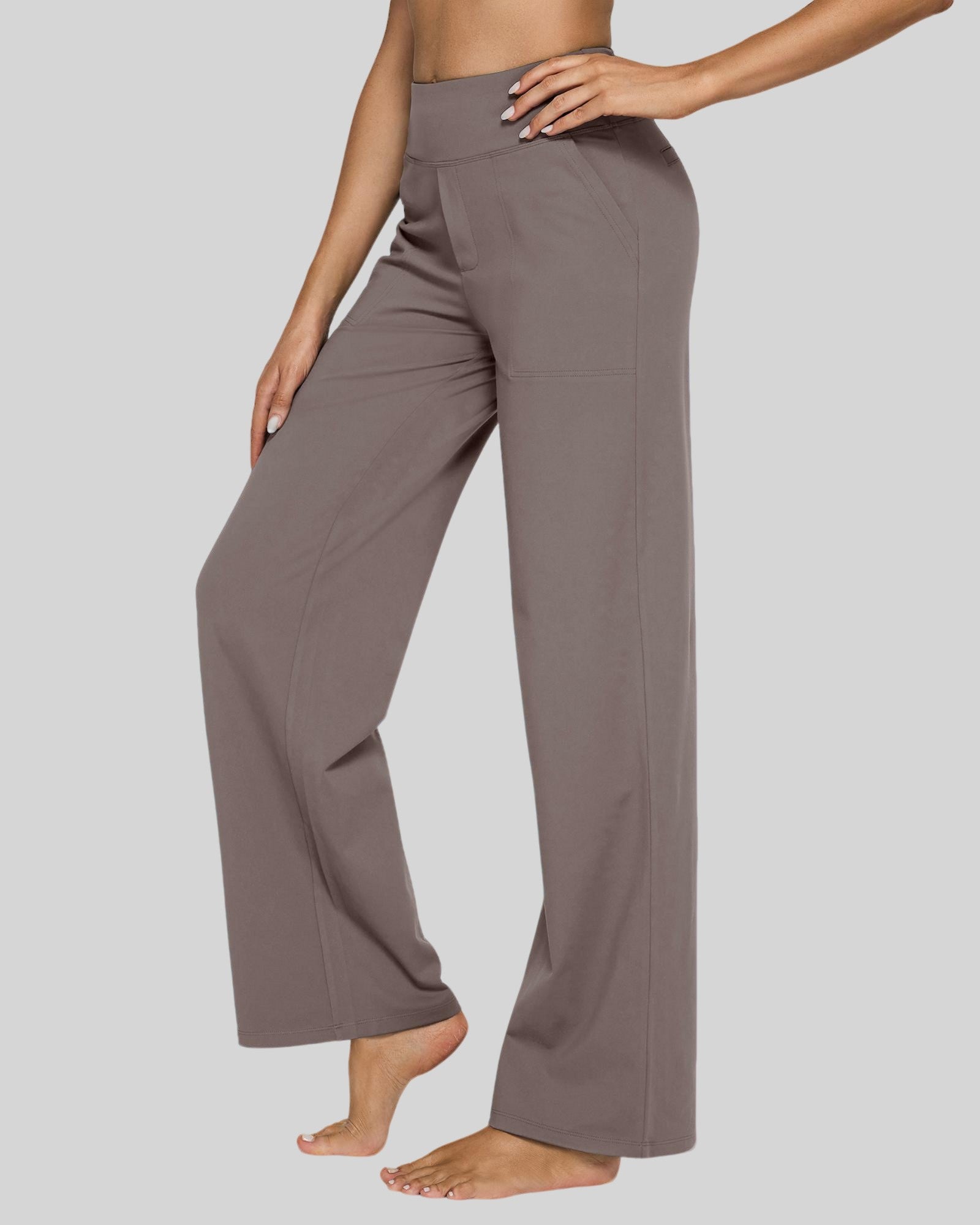 G4Free - EverGoing Wide Leg Yoga Pants Business Casual -GF23J172AA-S