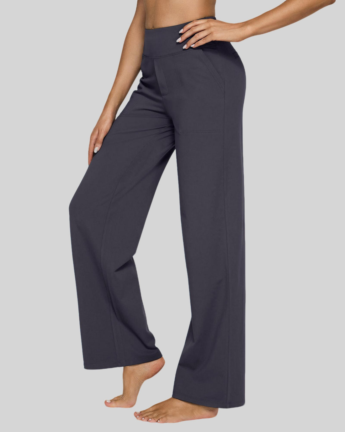 G4Free - EverGoing Wide Leg Yoga Pants Business Casual -GF23J172CA-S
