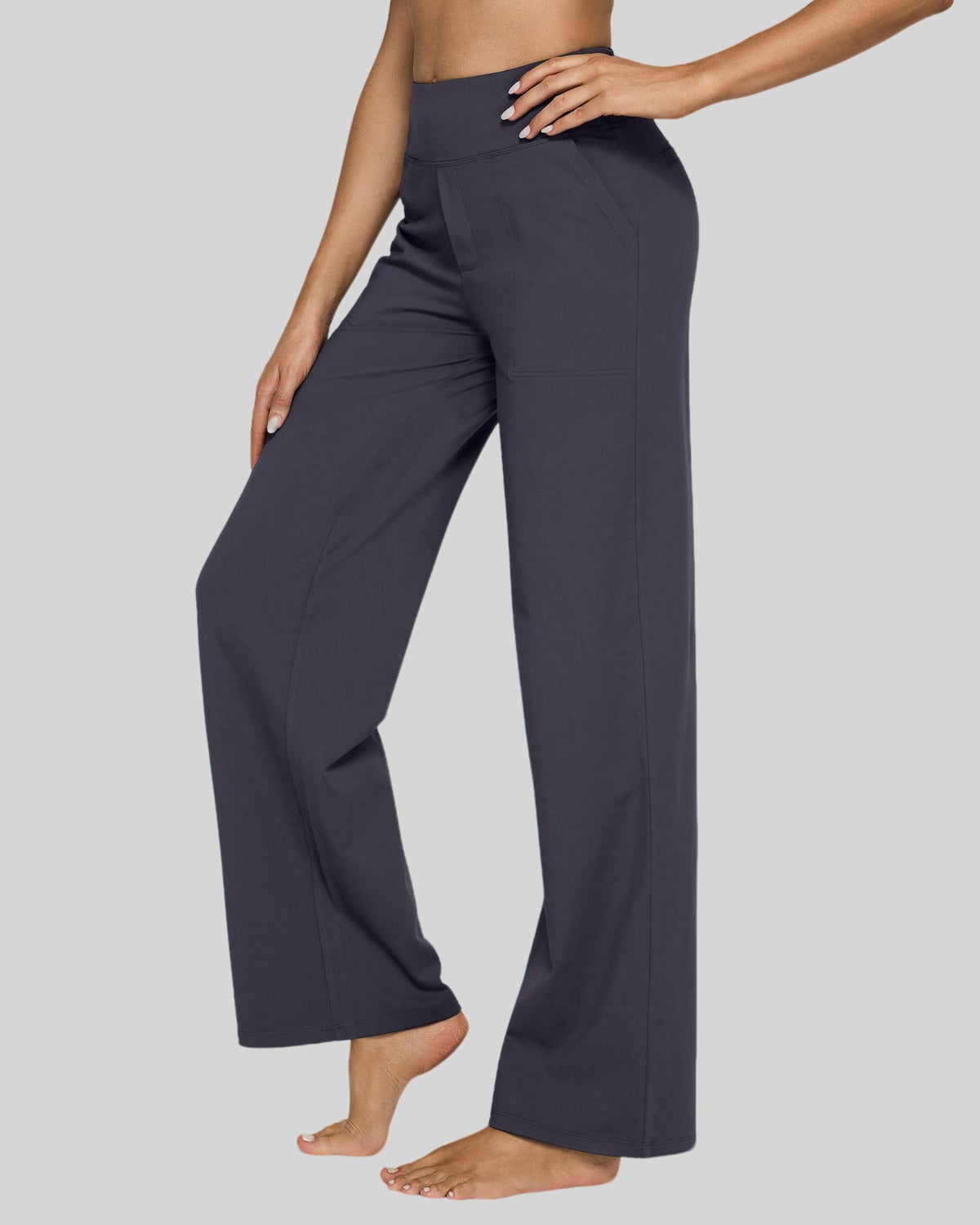 G4Free - EverGoing Wide Leg Yoga Pants Business Casual -GF23J172CA-S