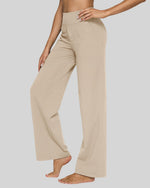 G4Free - EverGoing Wide Leg Yoga Pants Business Casual -GF23J172EA-S