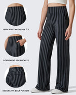 G4Free - EverGoing Wide Leg Yoga Pants Business Casual Regular -GF23J172Z03F-XS
