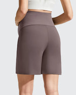G4Free - Evergoing Front Pleats Pockets Maternity Shorts -GF26EY794F001A-S