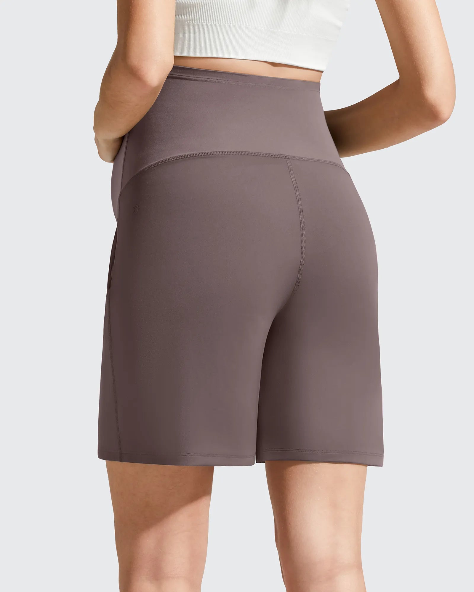 G4Free - Evergoing Front Pleats Pockets Maternity Shorts -GF26EY794F001A-S