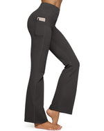 G4Free - Fleece Lined High-Waist Casual Flare Pants