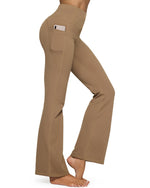 G4Free - Fleece Lined High-Waist Casual Flare Pants -GF23A204AA-S