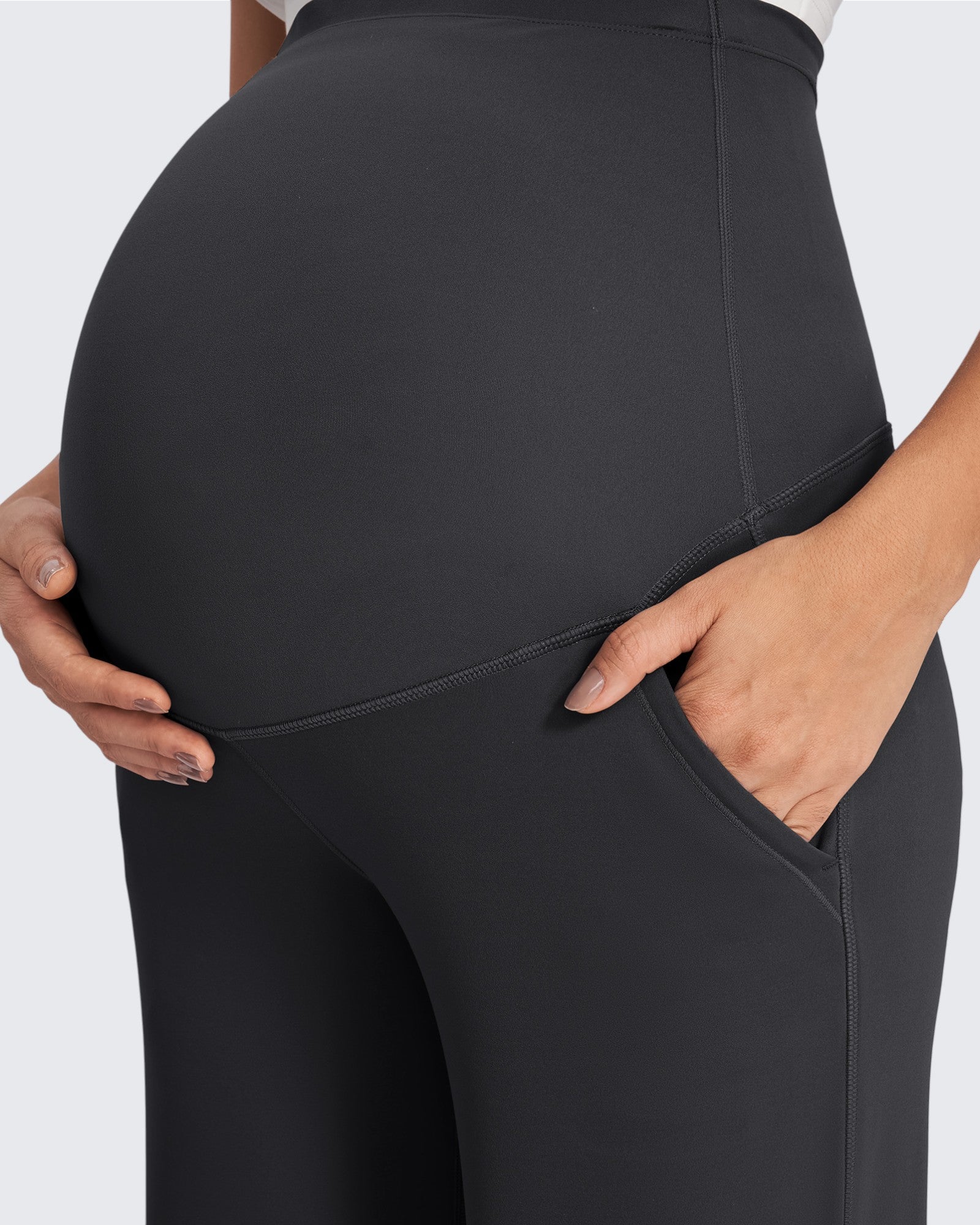 G4Free - Fleece-Lined Maternity Warm Work Trousers -GF25JY298AF-XS