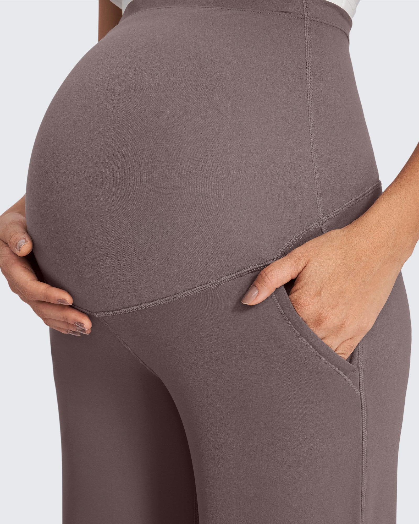 G4Free - Fleece-Lined Maternity Warm Work Trousers -GF25JY298AF-XS