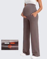 G4Free - Fleece-Lined Maternity Warm Work Trousers -GF25JY298BF-XS