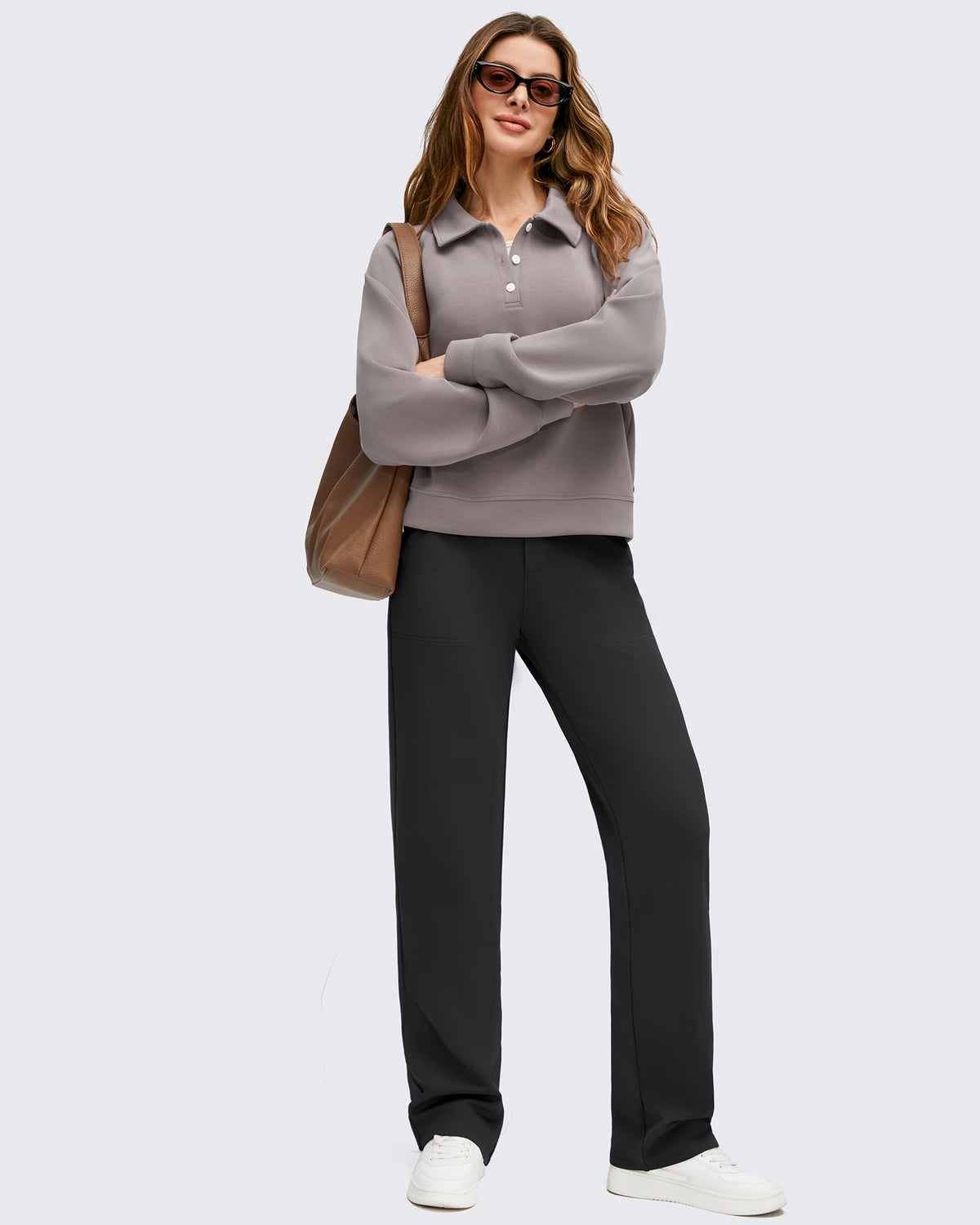 G4Free - Fleece Lined Straight Leg Thermal Work Trousers -GF25D628CF-XS