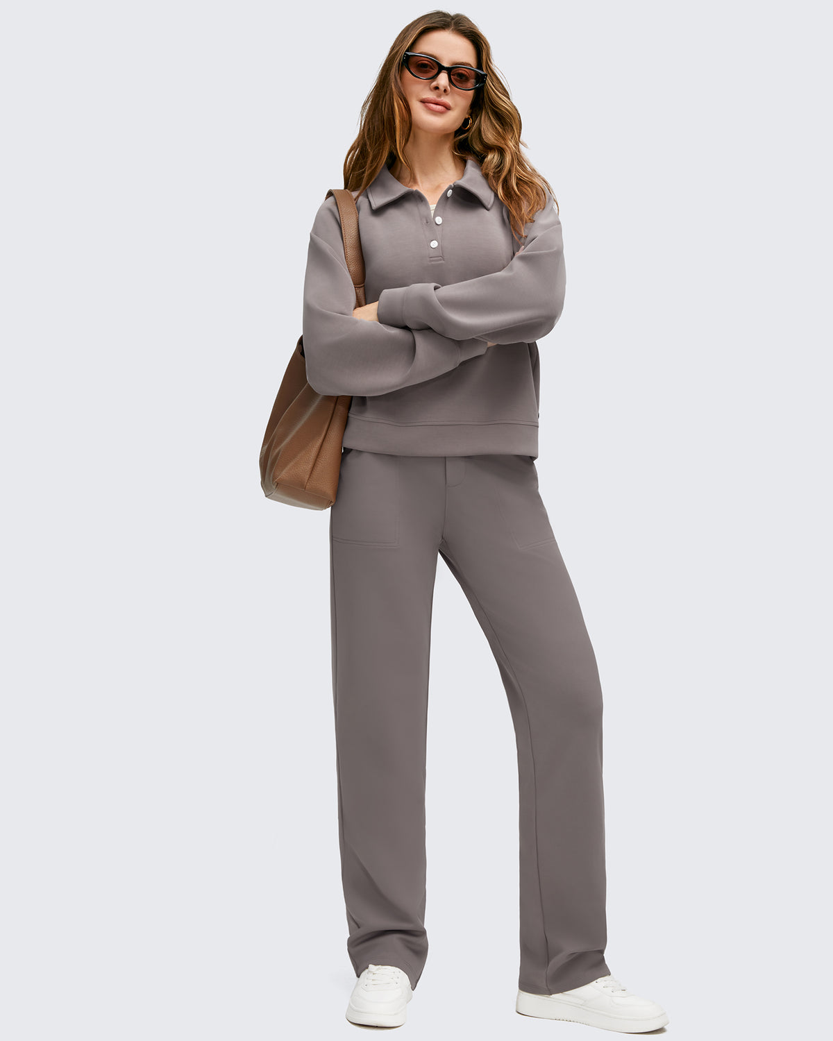 G4Free - Fleece Lined Straight Leg Thermal Work Trousers -GF25D628CF-XS