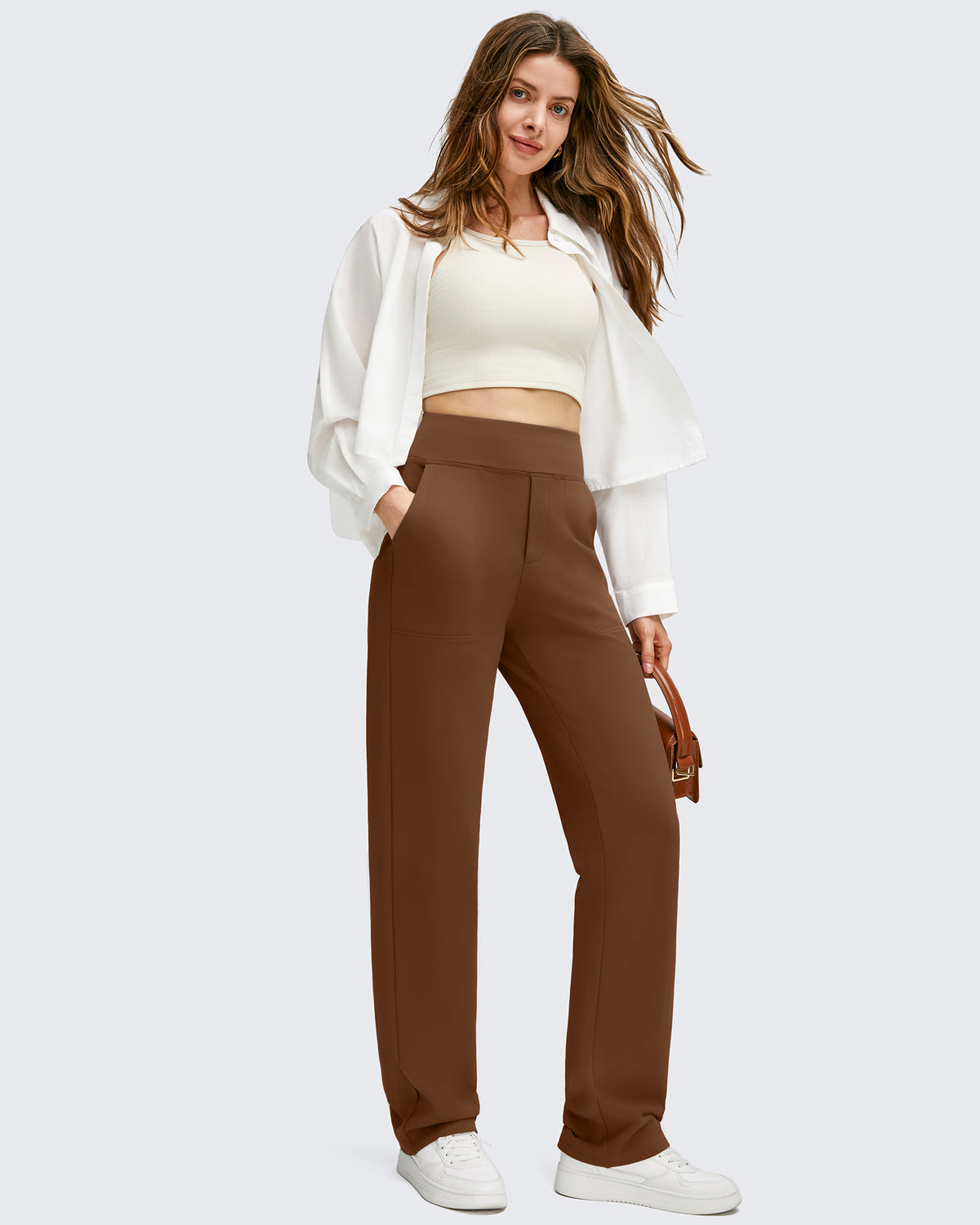 G4Free - Fleece Lined Straight Leg Thermal Work Trousers -GF25D628CF-XS