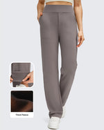 G4Free - Fleece Lined Straight Leg Thermal Work Trousers -GF25D628CF-XS