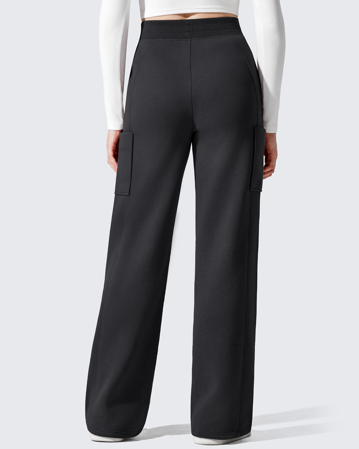 G4Free - Flurrylux Cargo Fleece Lined Thermal Wide Leg Trousers -GF25J731AA-S