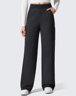 G4Free - Flurrylux Cargo Fleece Lined Thermal Wide Leg Trousers -GF25J731AA-S