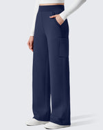 G4Free - Flurrylux Cargo Fleece Lined Thermal Wide Leg Trousers -GF25J731AA-S