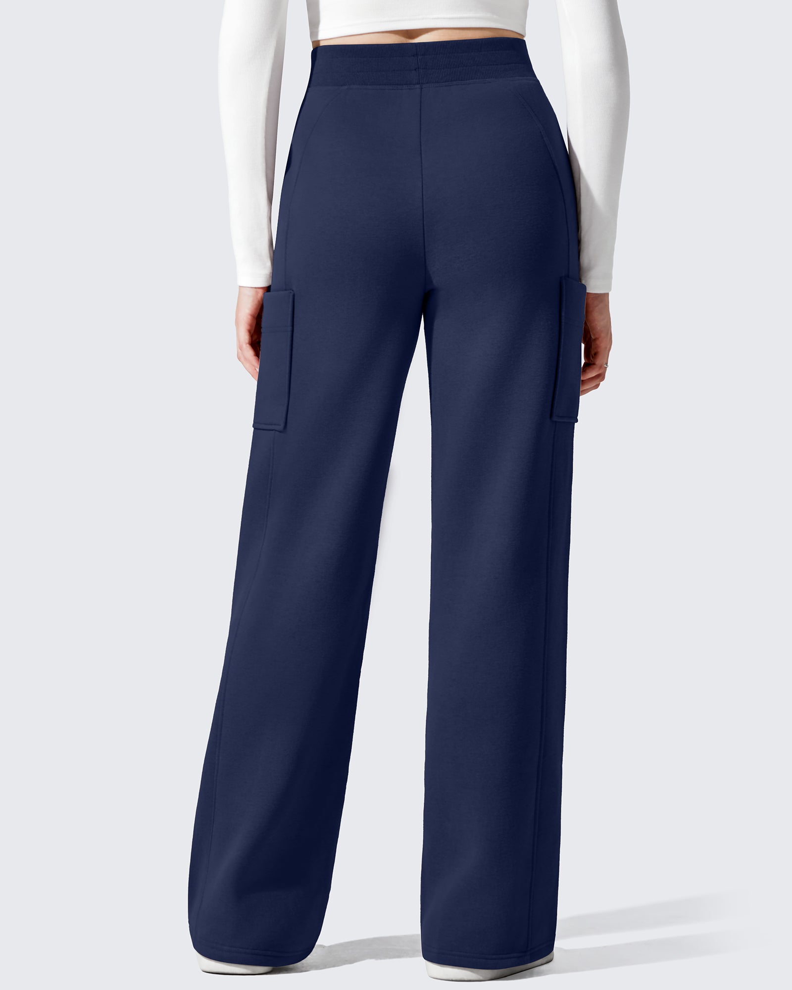 G4Free - Flurrylux Cargo Fleece Lined Thermal Wide Leg Trousers -GF25J731AA-S