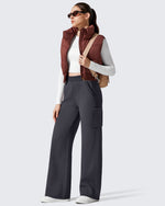 G4Free - Flurrylux Cargo Fleece Lined Thermal Wide Leg Trousers -GF25J731AA-S