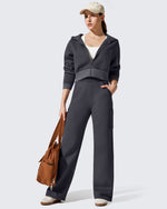 G4Free - Flurrylux Cargo Fleece Lined Thermal Wide Leg Trousers -GF25J731AA-S