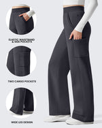 G4Free - Flurrylux Cargo Fleece Lined Thermal Wide Leg Trousers -GF25J731AA-S