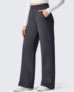 G4Free - Flurrylux Cargo Fleece Lined Thermal Wide Leg Trousers -GF25J731CA-S