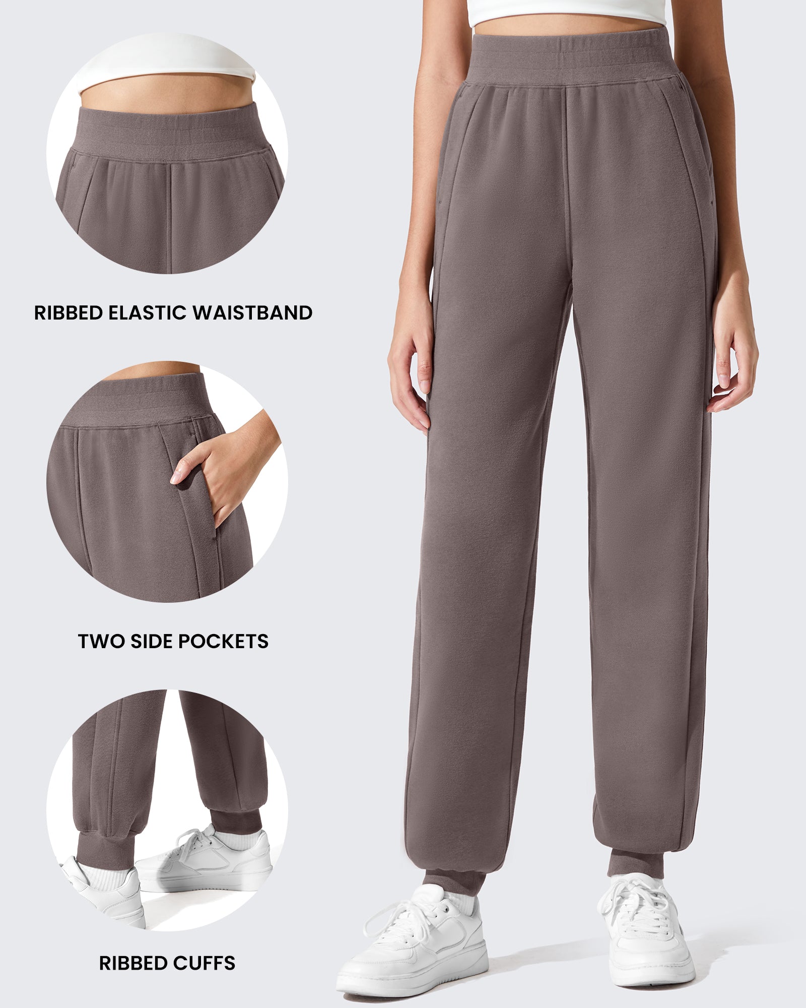 G4Free - Flurrylux Cotton Fleece Lined Tapered Leg Joggers -GF25D660AA-S
