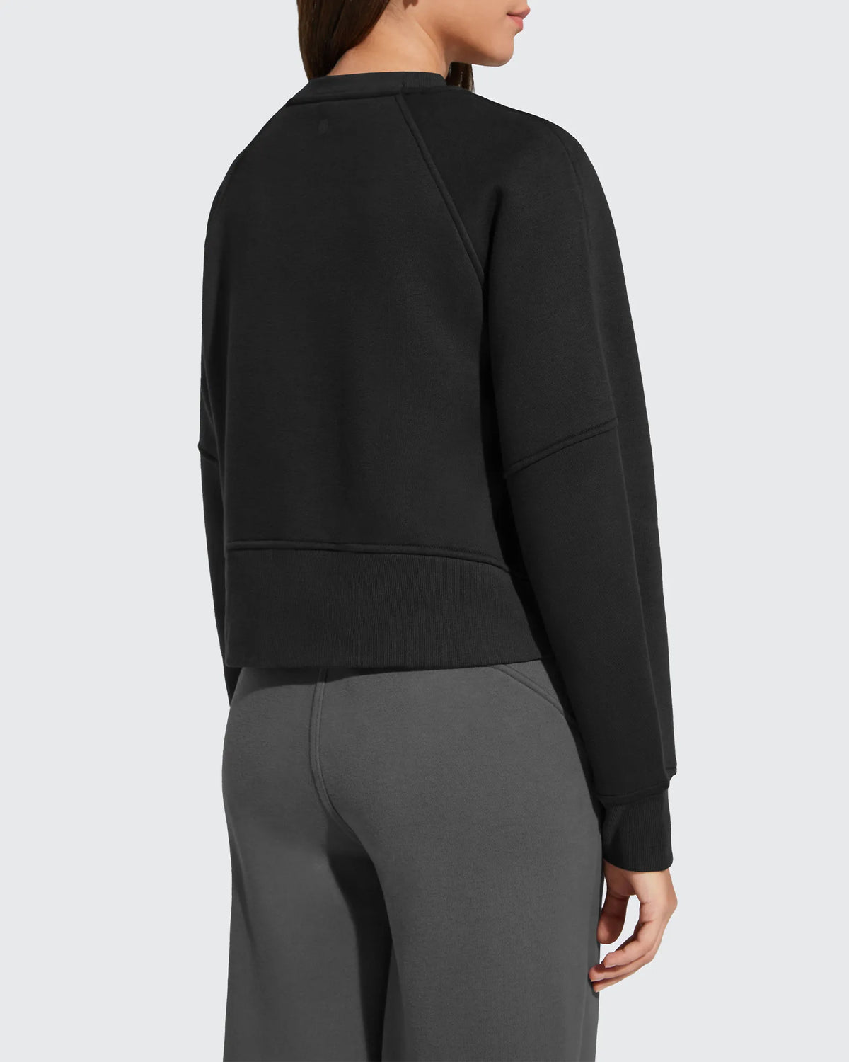 G4Free - Flurrylux Cropped Crewneck Fleece Lined Pullover  Sweatshirts -GF25F756CF-XS