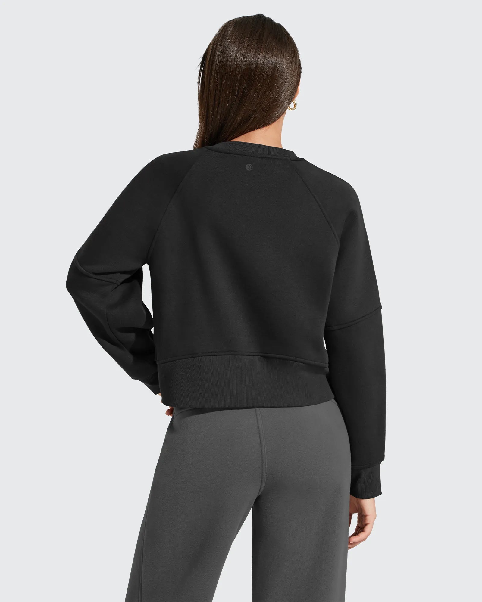 G4Free - Flurrylux Cropped Crewneck Fleece Lined Pullover  Sweatshirts -GF25F756CF-XS