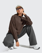 G4Free - Flurrylux Cropped Crewneck Fleece Lined Pullover  Sweatshirts -GF25F756CF-XS