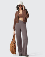G4Free - Flurrylux Elastic Waist Cotton Fleece Lined Sweatpants -GF25J653AF-XS