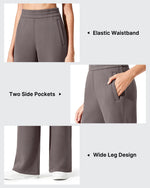 G4Free - Flurrylux Elastic Waist Cotton Fleece Lined Sweatpants -GF25J653AF-XS