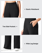 G4Free - Flurrylux Elastic Waist Cotton Fleece Lined Sweatpants -GF25J653AF-XS