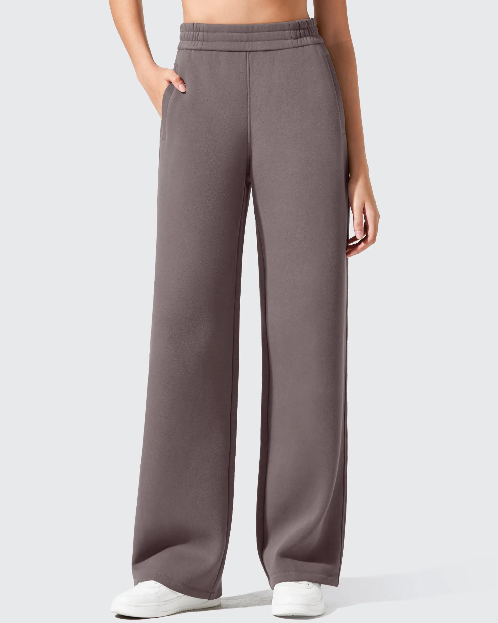 G4Free - Flurrylux Elastic Waist Cotton Fleece Lined Sweatpants -GF25J653AF-XS