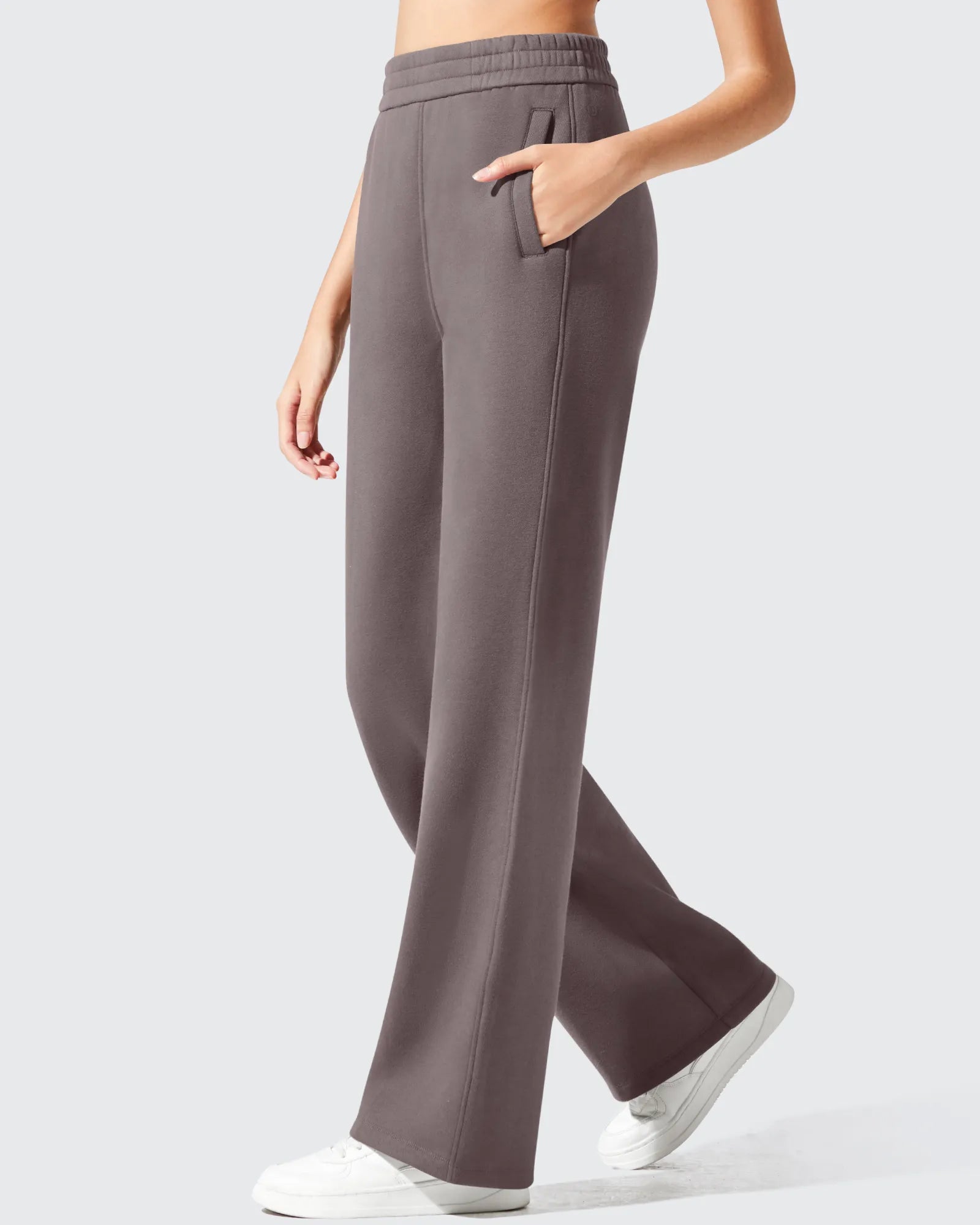 G4Free - Flurrylux Elastic Waist Cotton Fleece Lined Sweatpants -GF25J653AF-XS