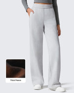 G4Free - Flurrylux Elastic Waist Cotton Fleece Lined Sweatpants -GF25J653AF-XS