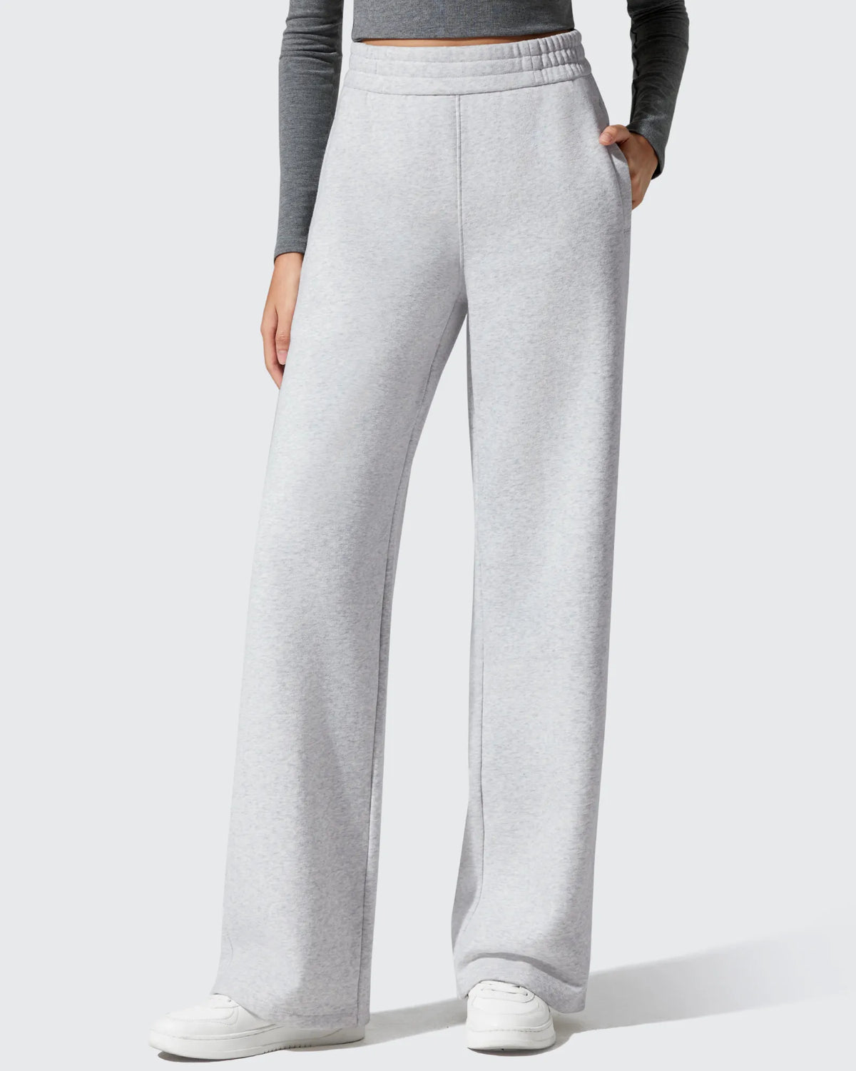 G4Free - Flurrylux Elastic Waist Cotton Fleece Lined Sweatpants -GF25J653BF-XS