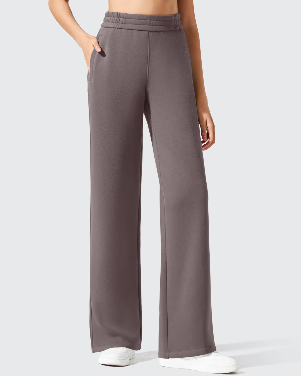 G4Free - Flurrylux Elastic Waist Cotton Fleece Lined Sweatpants -GF25J653DF-XS