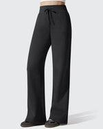 G4Free - Flurrylux Fleece Lined Drawstring Cotton Thermal Pants -GF25J707AF-XS