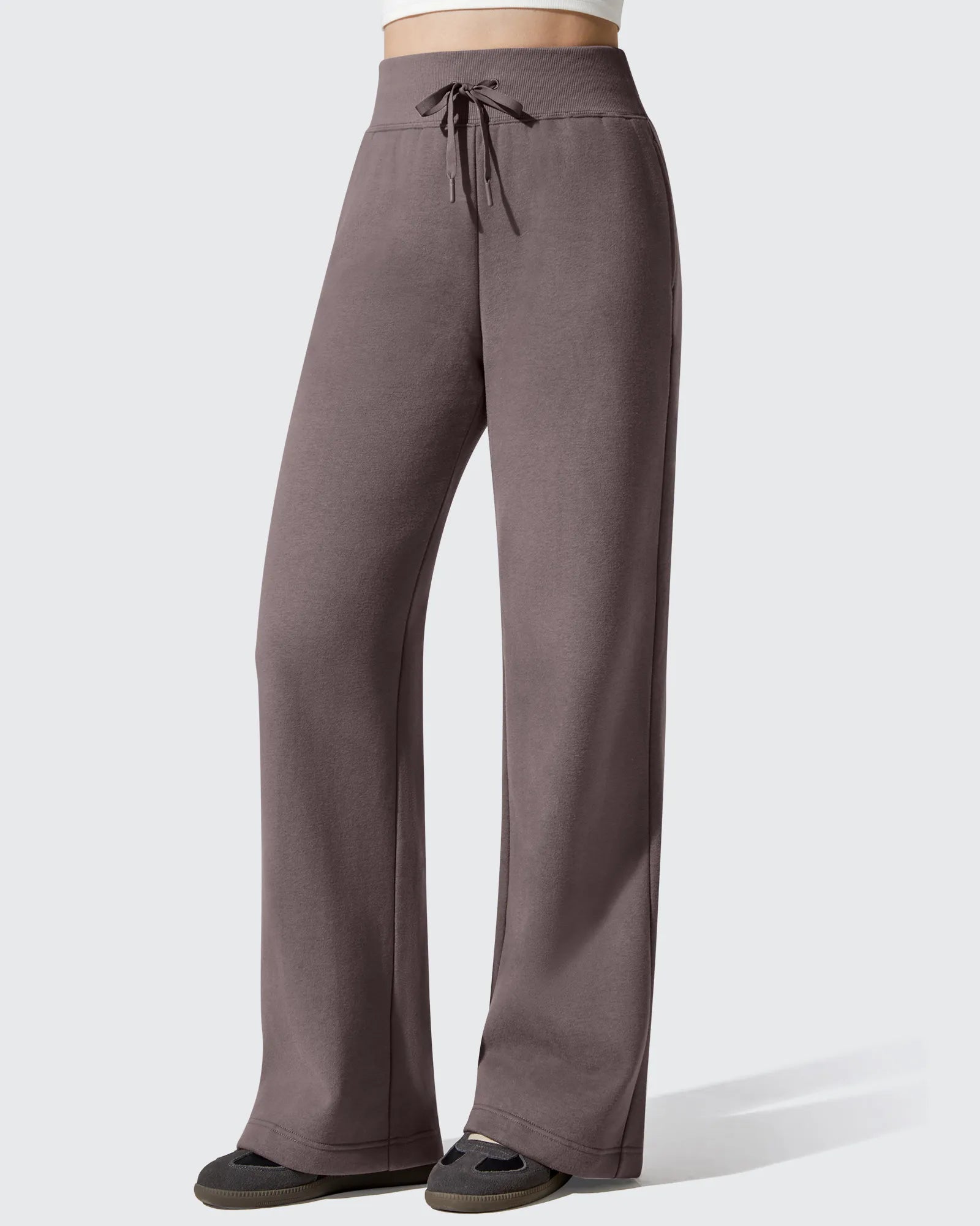 G4Free - Flurrylux Fleece Lined Drawstring Cotton Thermal Pants -GF25J707AF-XS