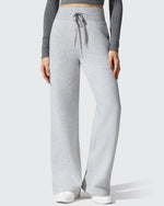 G4Free - Flurrylux Fleece Lined Drawstring Cotton Thermal Pants -GF25J707AF-XS