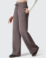 G4Free - Flurrylux Fleece Lined Drawstring Cotton Thermal Pants -GF25J707AF-XS