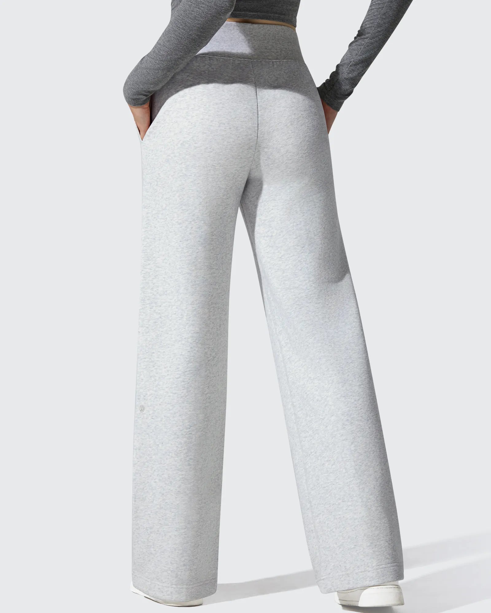 G4Free - Flurrylux Fleece Lined Drawstring Cotton Thermal Pants -GF25J707AF-XS