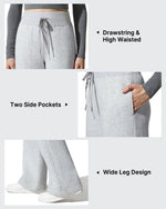 G4Free - Flurrylux Fleece Lined Drawstring Cotton Thermal Pants -GF25J707AF-XS