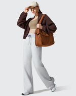 G4Free - Flurrylux Fleece Lined Drawstring Cotton Thermal Pants -GF25J707AF-XS