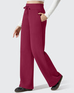 G4Free - Flurrylux Fleece Lined Drawstring Cotton Thermal Pants -GF25J707AF-XS