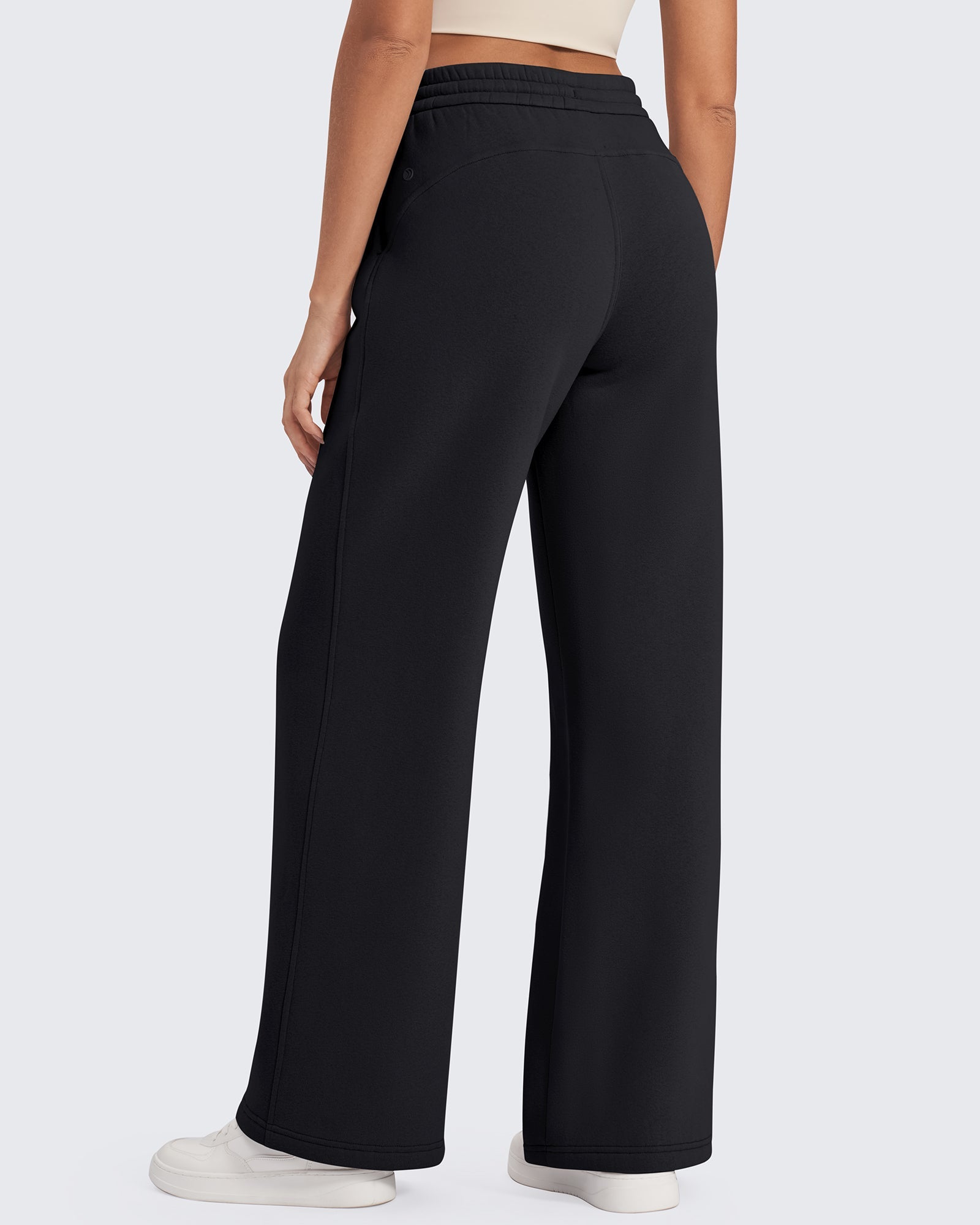 G4Free - Flurrylux Fleece Lined Drawstring High-Waist Pants -GF24J280AA-S