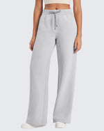 G4Free - Flurrylux Fleece Lined Drawstring High-Waist Pants -GF24J280AA-S