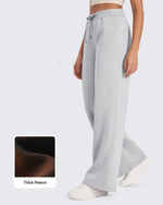 G4Free - Flurrylux Fleece Lined Drawstring High-Waist Pants -GF24J280AA-S