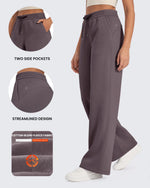 G4Free - Flurrylux Fleece Lined Drawstring High-Waist Pants -GF24J280AA-S