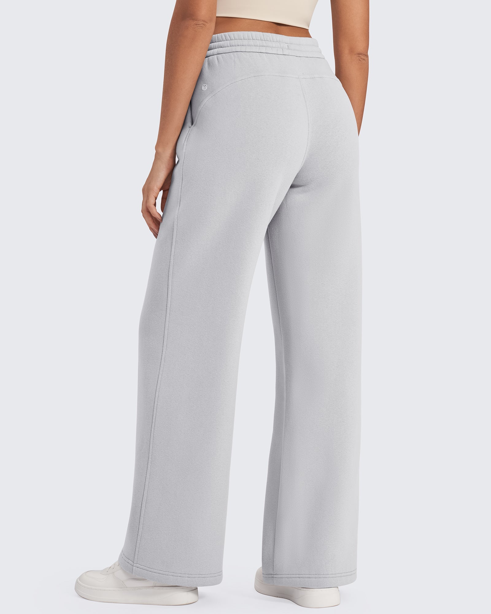 G4Free - Flurrylux Fleece Lined Drawstring High-Waist Pants -GF24J280BA-S